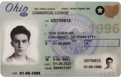 Fake Ohio CDL