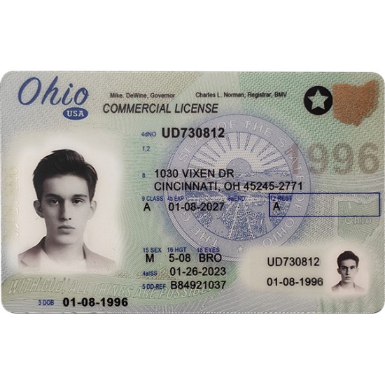 Fake Ohio CDL