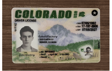 COLORADO FAKE DRIVER LICENSE