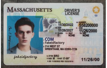 Massachusetts Fake ID