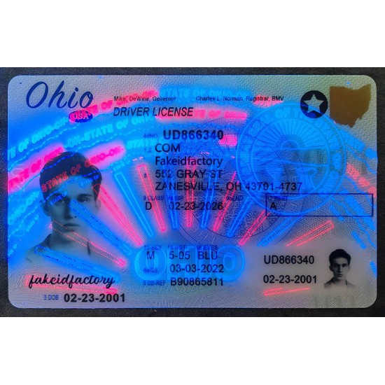 fake ohio id,novelty ids