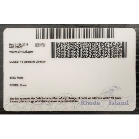 fake rhode island id,fake identification card