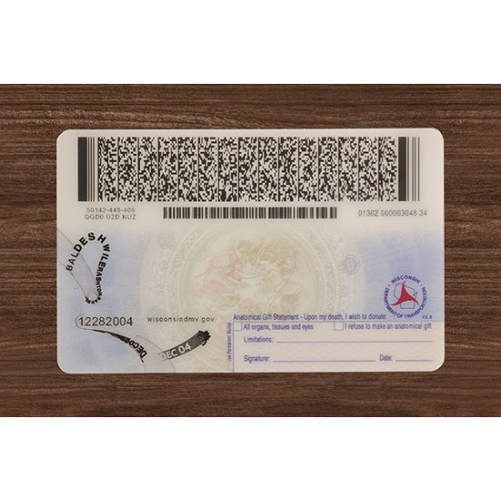 2026 Wisconsin Identification Card