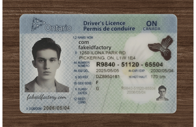 Ontario Scannable Fake ID (2025 version)